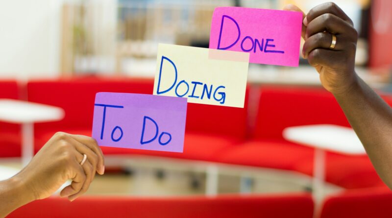 Kanban board task management